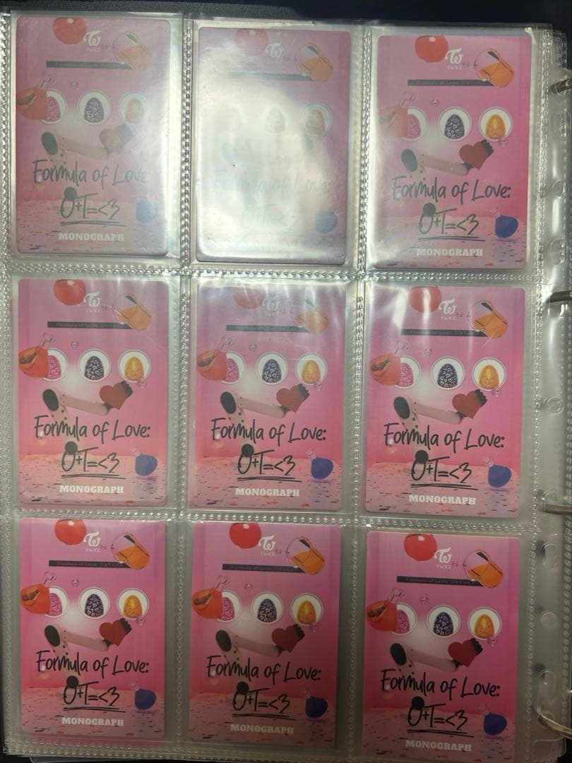 TWICE　Formula of Love　モノグラフ　アルバム　トレカ付き