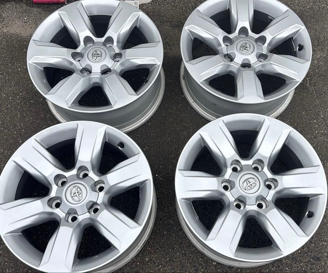 ランドクルーザー プラド 150 後期17in ホイール 4本セット 純正