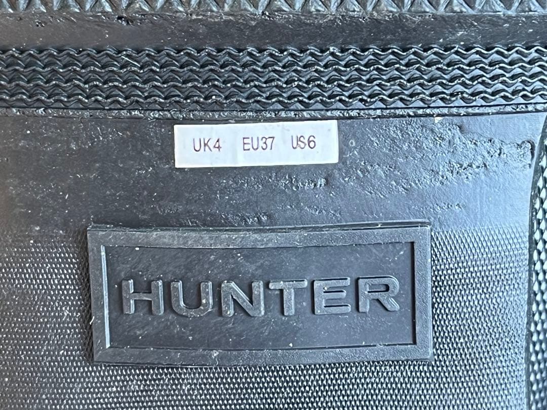 【美品】HUNTER　サイドゴア　チェルシーブーツ　レインブーツ　防水　雨靴　雪