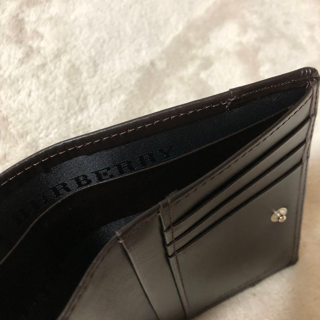しーりー　未使用♡ バーバリー　がま口　二つ折り財布　ノバチェック