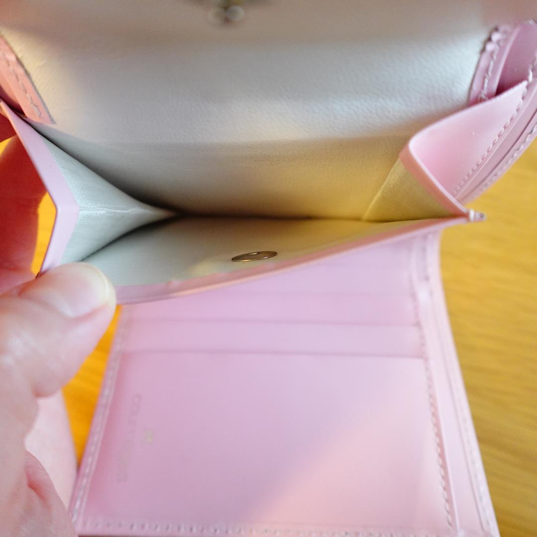 【新品未使用】Courreges クレージュ ピンク 三つ折り 財布 y2k