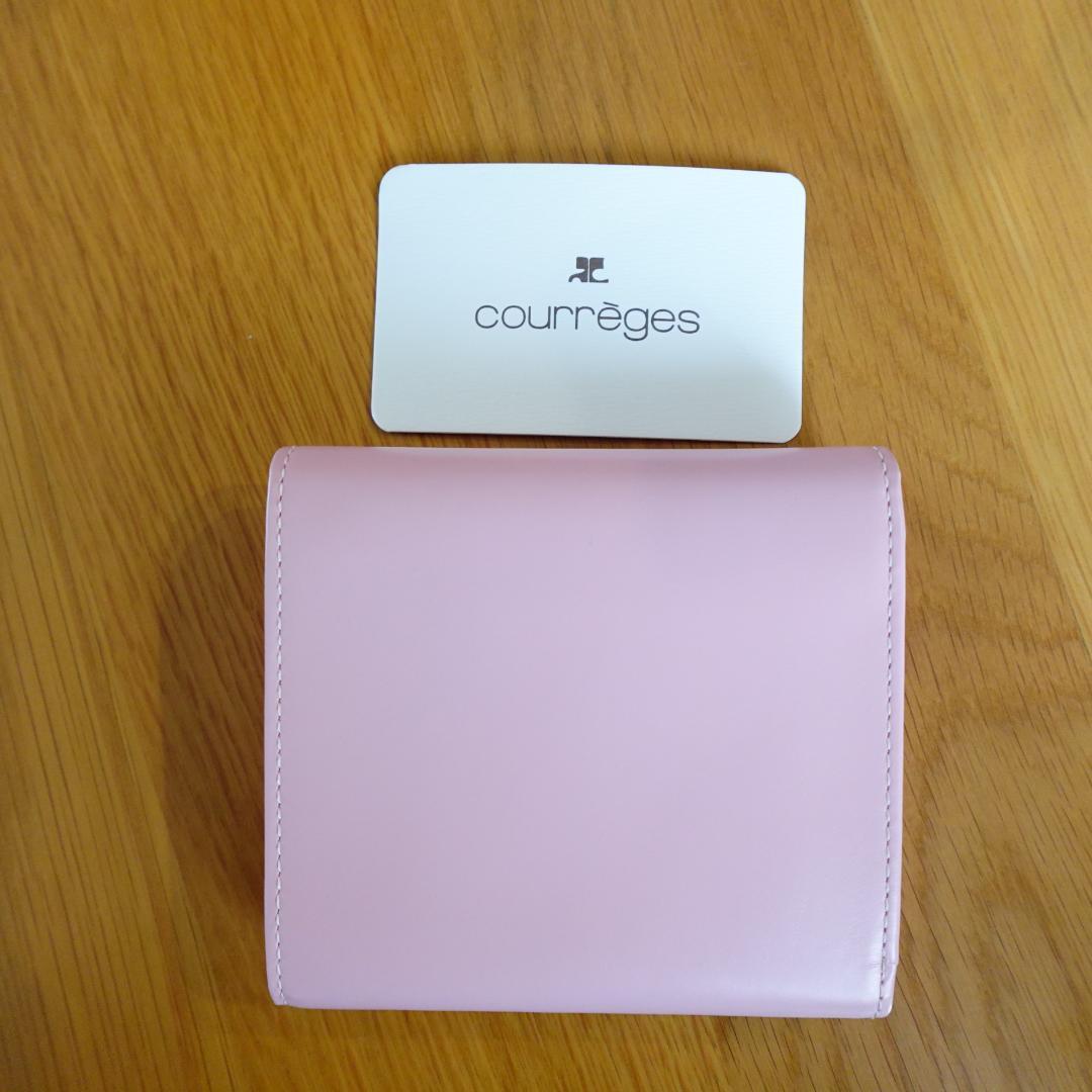 【新品未使用】Courreges クレージュ ピンク 三つ折り 財布 y2k
