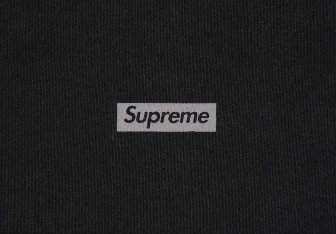 トップス Supreme Overprint Small Box Black M