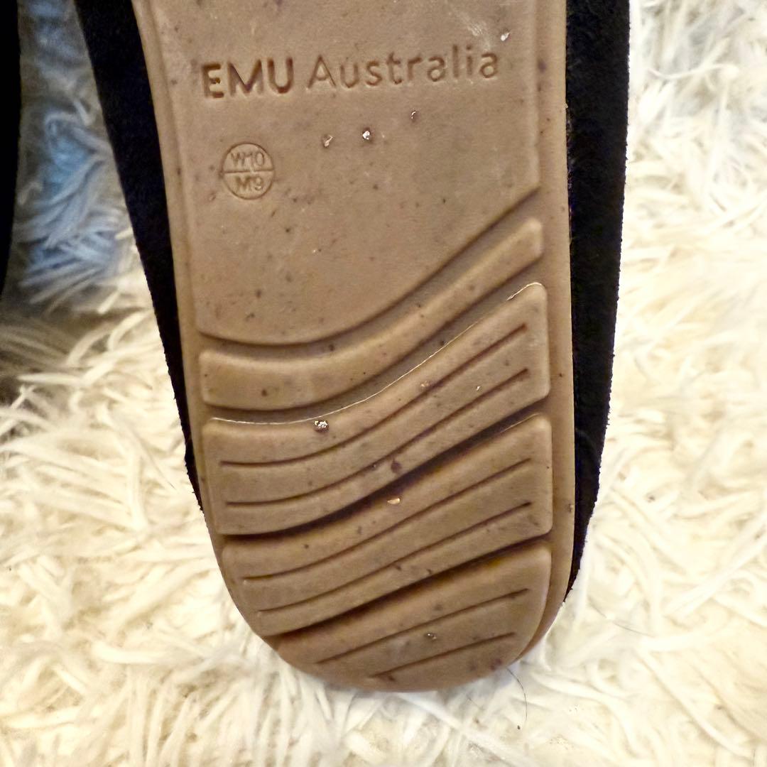 EMU Australiaエミュー　ムートンスリッポン　モカシンブラック　27㎝