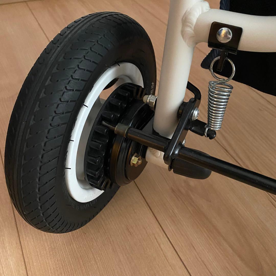 【美品】エアバギー ホワイト×ブラウン AIRBUGGY フレームのみ