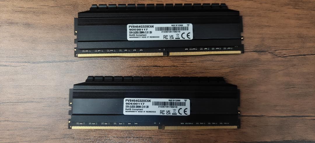 Patriot DDR4 64GB 3200MHz (32GB×2枚)