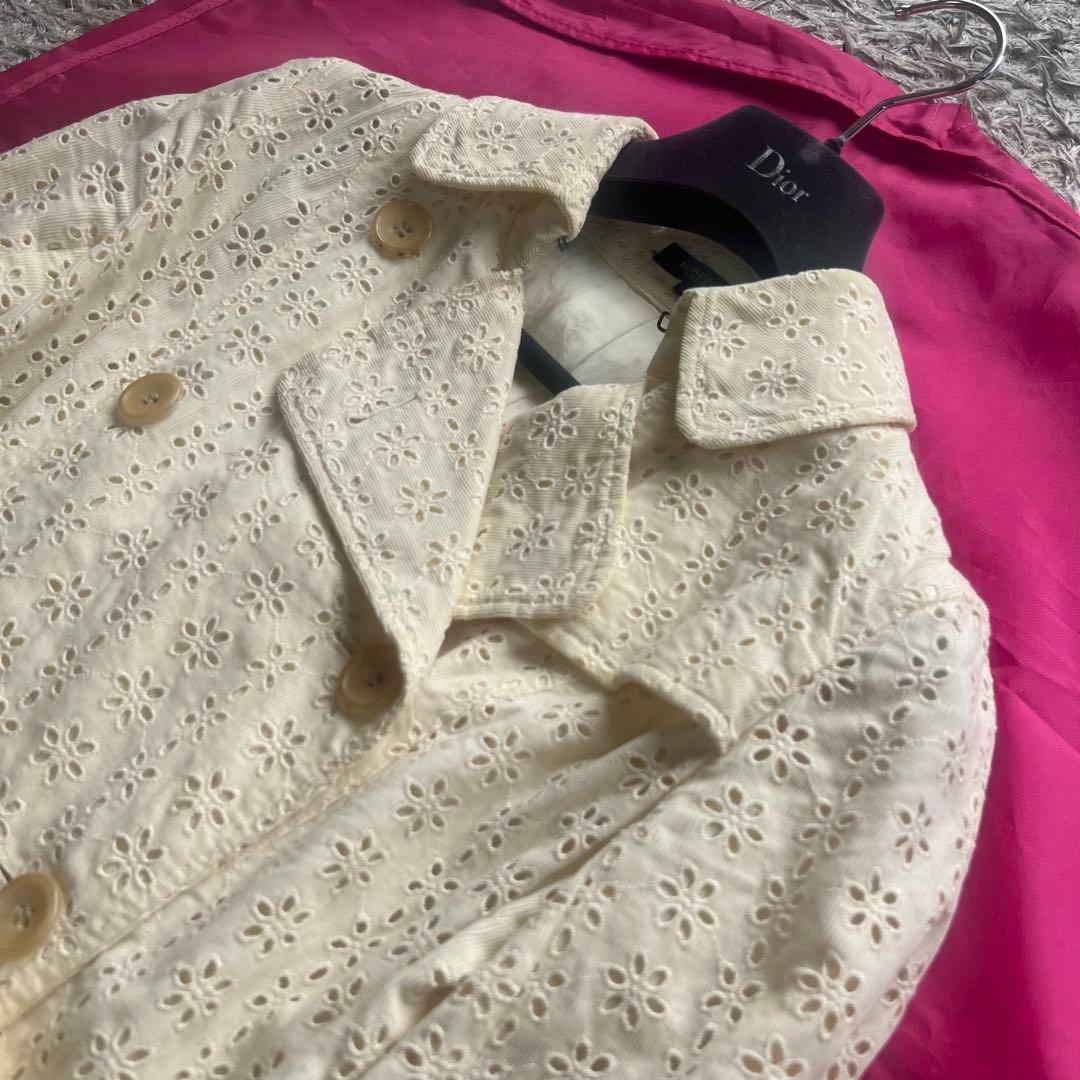 【良品】BURBERRY LONDON コットンレーストレンチコート 36 S