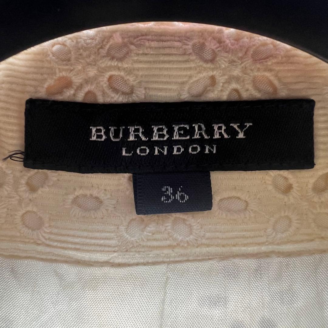 【良品】BURBERRY LONDON コットンレーストレンチコート 36 S