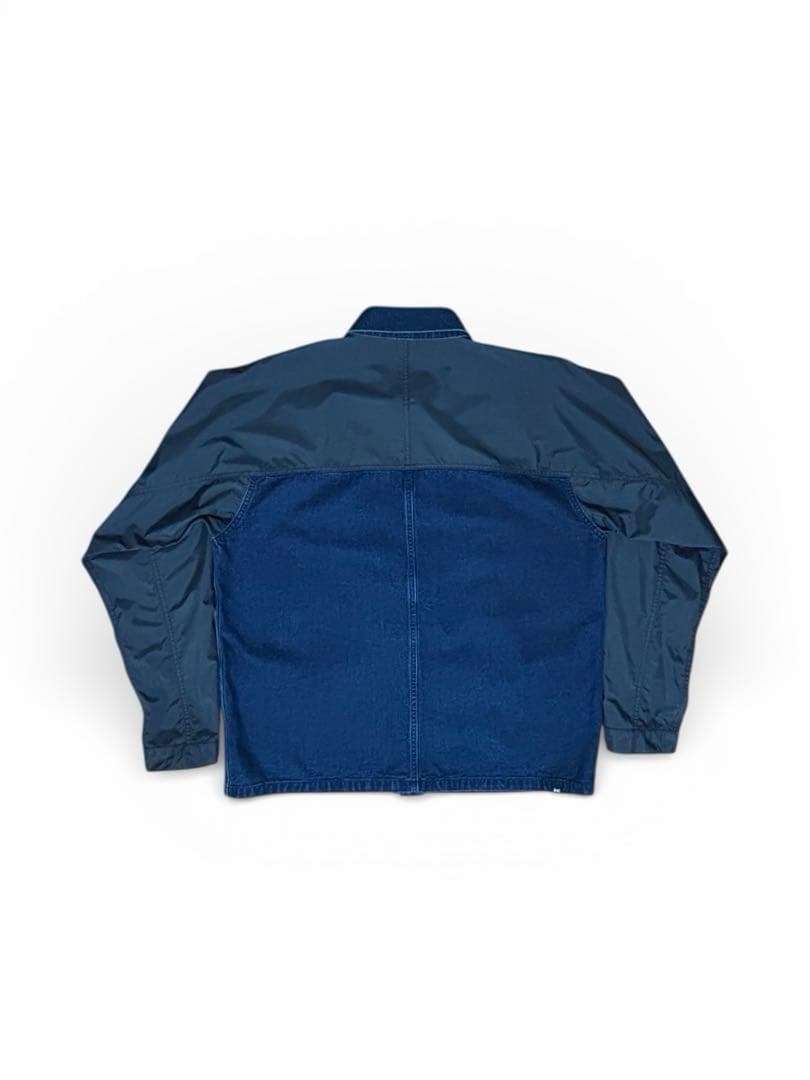 【値下げ】 DENHAM デニム ナイロン カバーオール シャツ ジャケット L