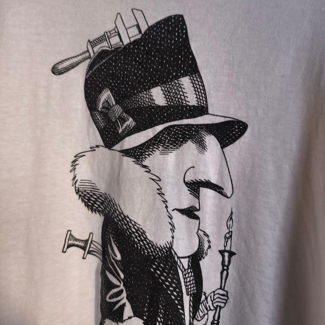 90s USA製　Agatha Christie　作家　Tシャツ L　偉人