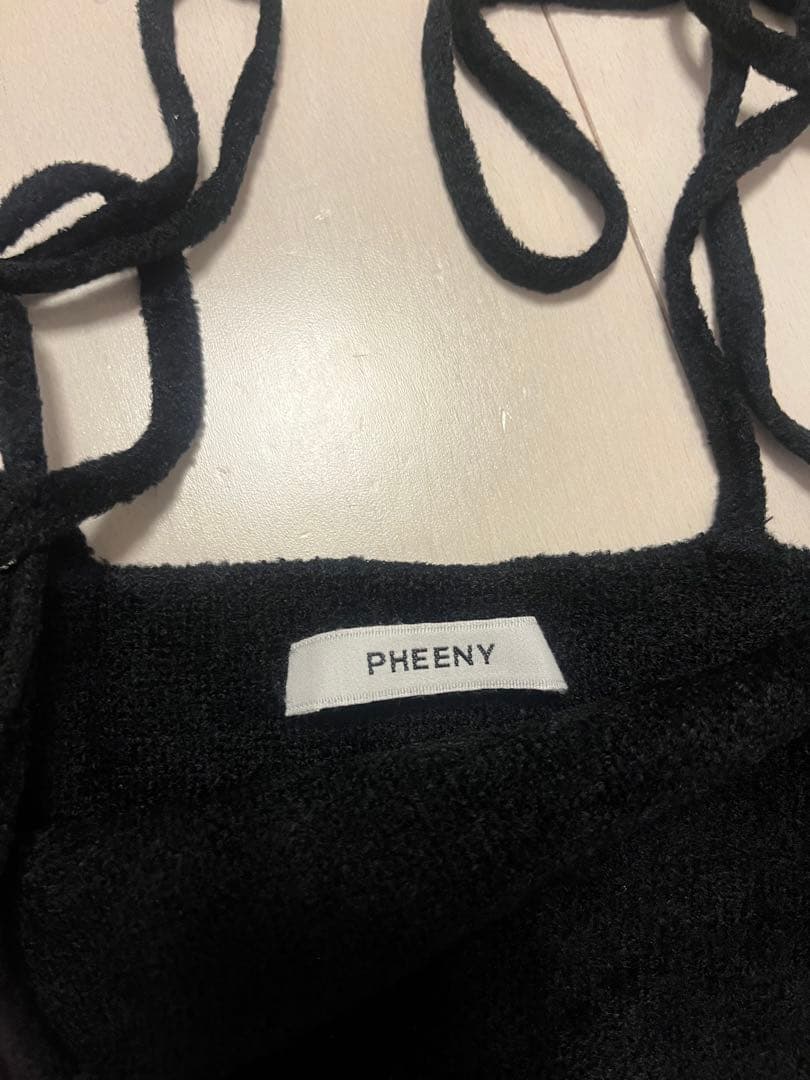 pheeny リボン付き キャミソール