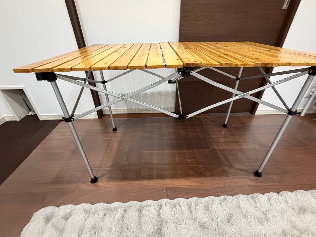 引取り限定 Coleman Wood Roll Table 110