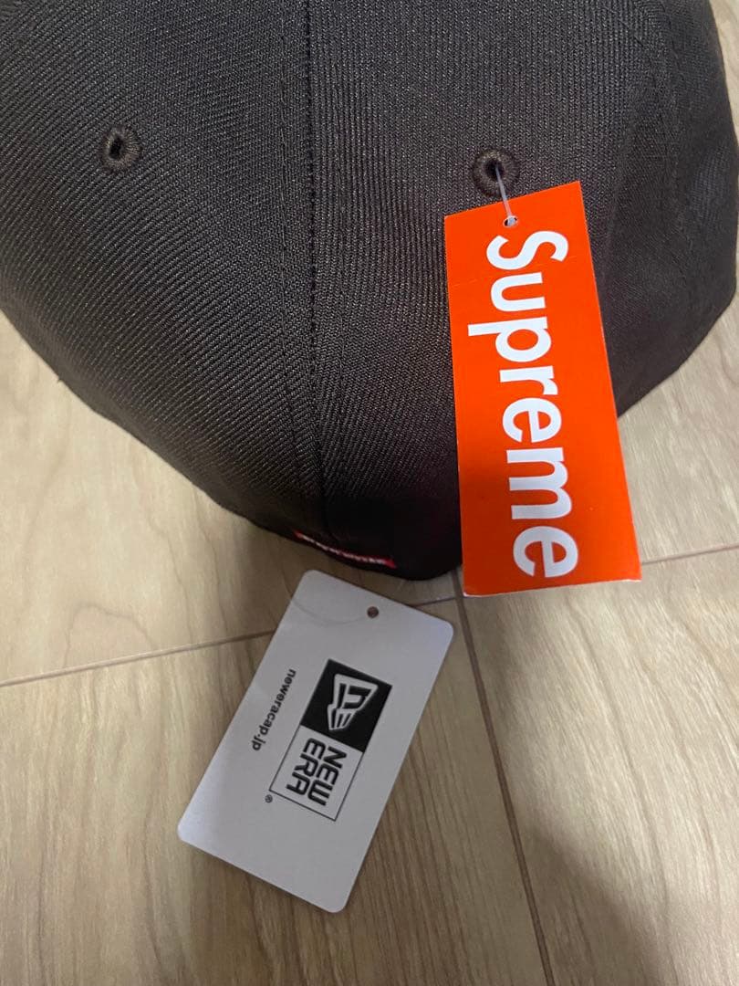 New Era 59FIFTY ブラック キャップ Supreme コラボ