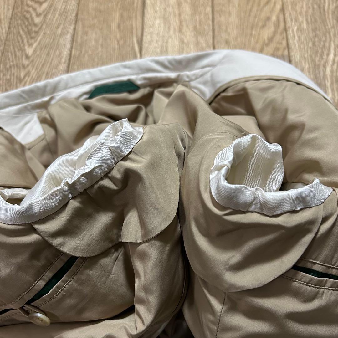 ラコステ　LACOSTE リネン混 スリムフィット テーラードジャケット L