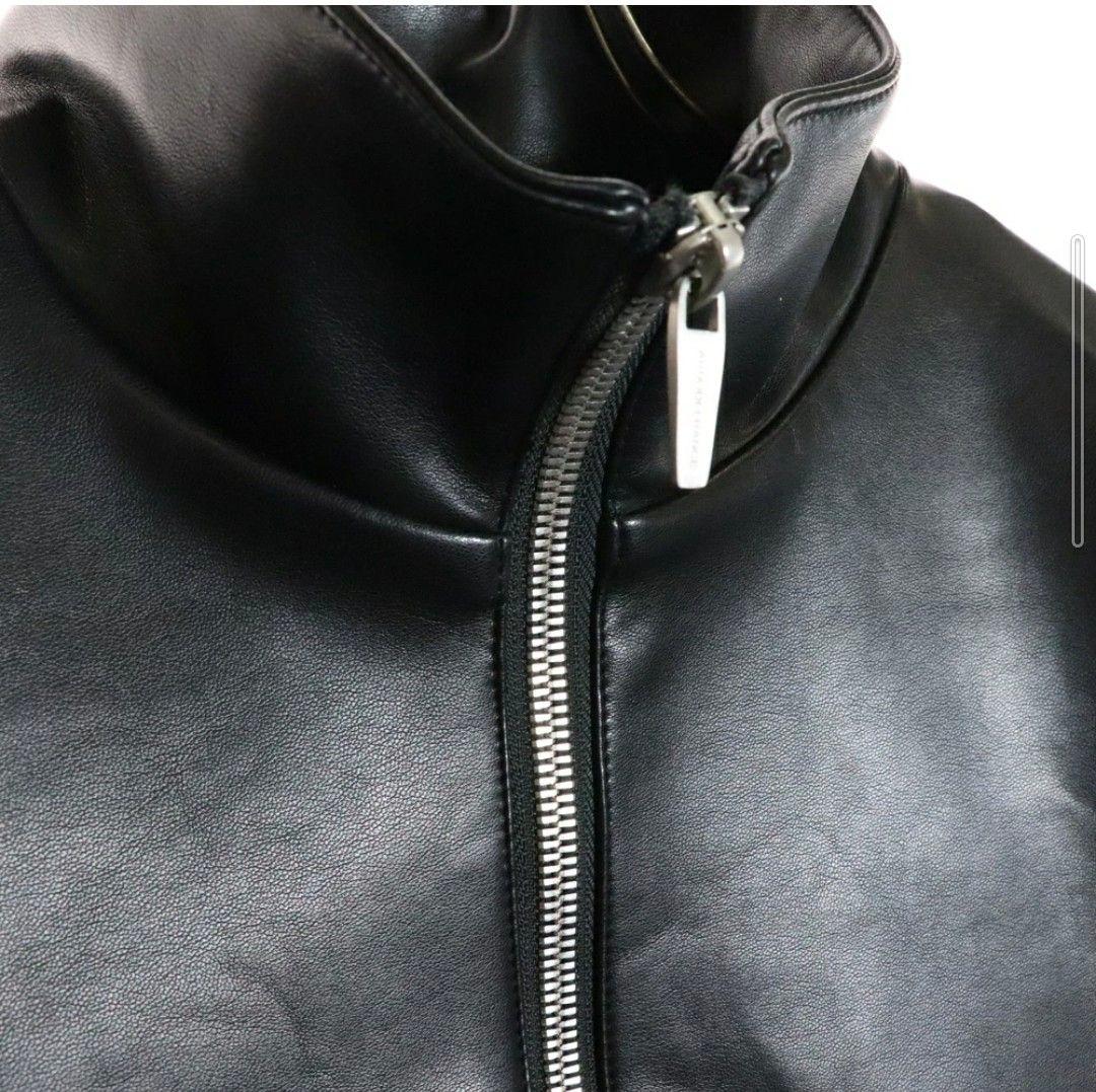 ジャケット・アウター ARNODEFRANCE LEATHER TRACKJACKET