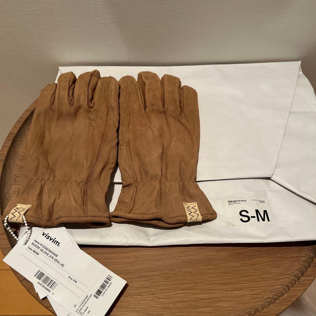 2024 VISVIM SUEDE GLOVES BEIGE 手袋
