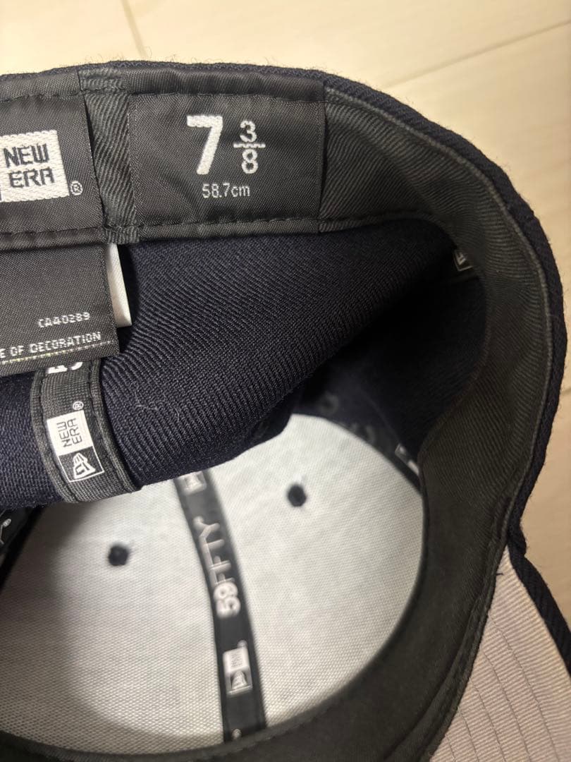 NEWERA DOGEAR RECORDS ネイビー 7 3/8