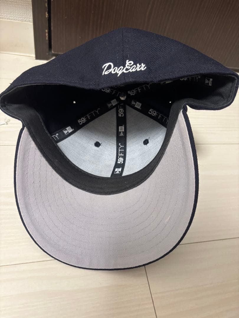 NEWERA DOGEAR RECORDS ネイビー 7 3/8