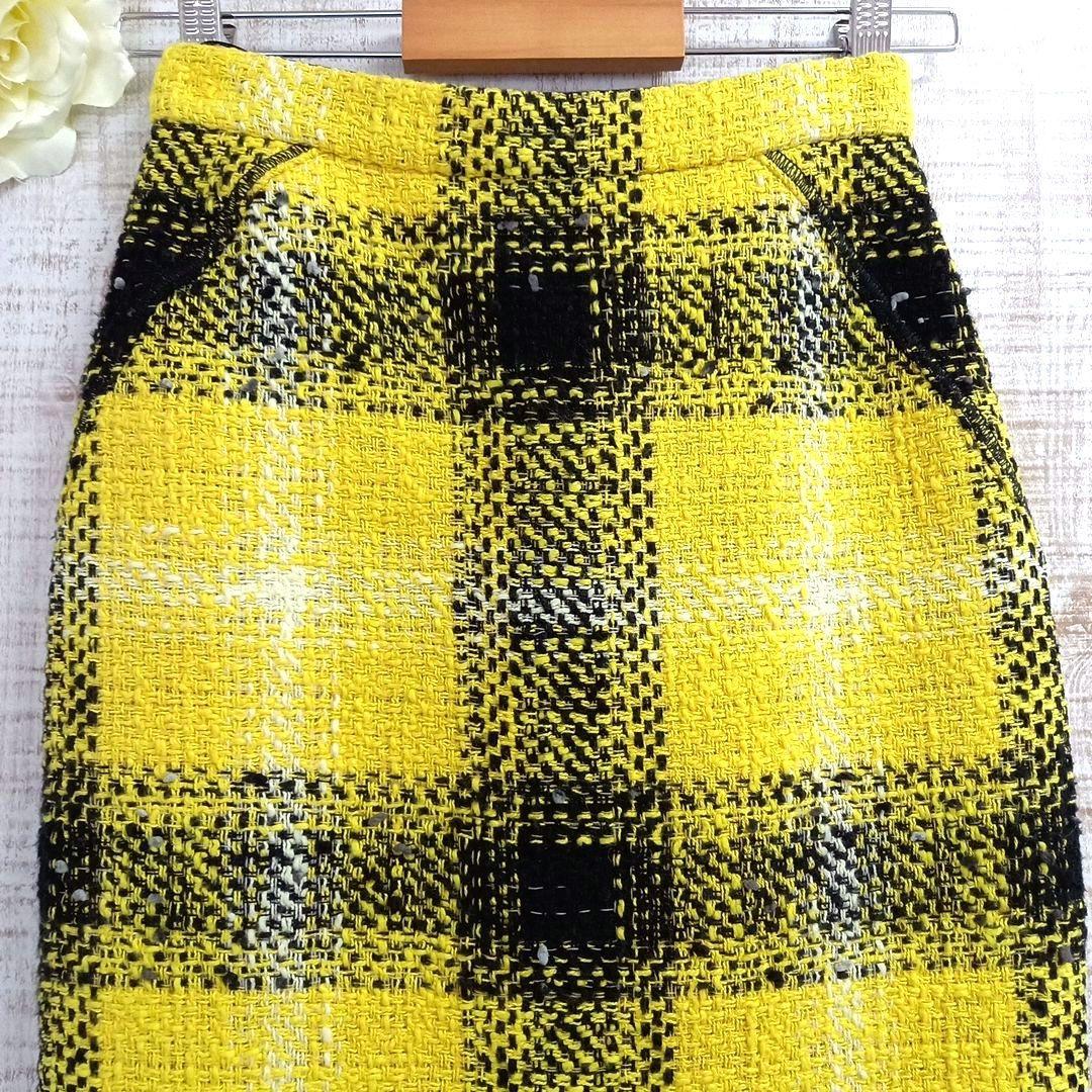 ★みー★☆美品 N°21 ヌメロヴェントゥーノ ツイード ジップ スカート
