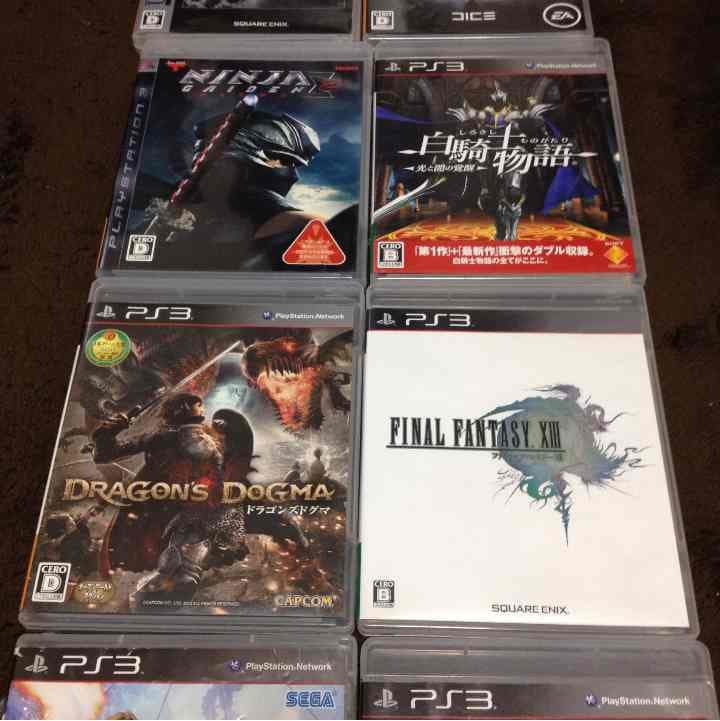 「中古」PSP、PS3ソフト