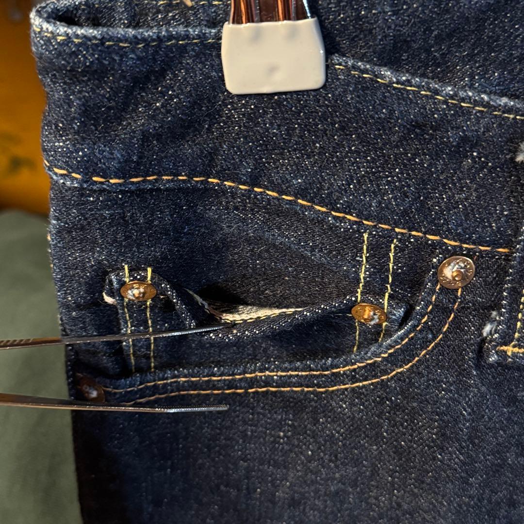 レディース 美品 濃い濃い GEISHA JEANS ゲイシャジーンズ デニム
