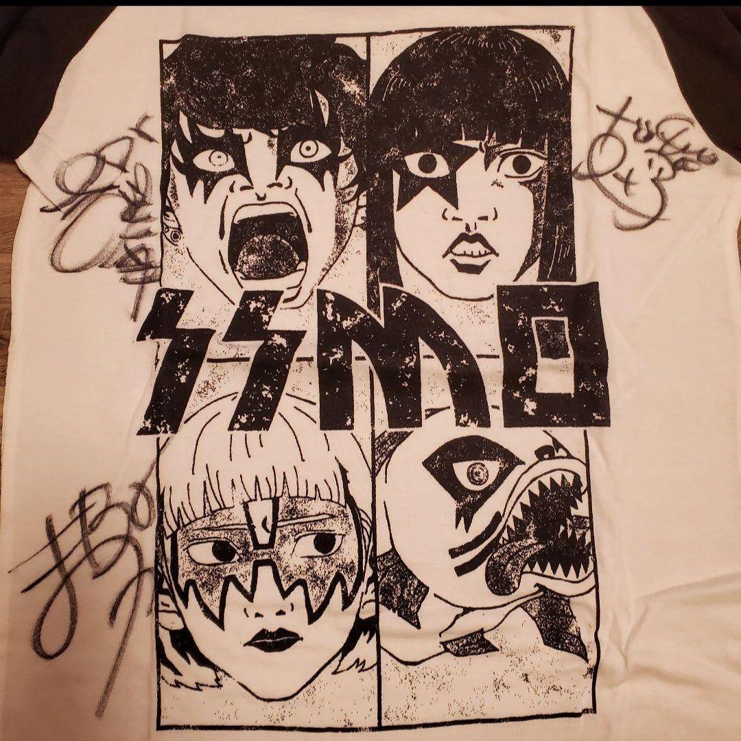 サイン入り SHISHAMO Tシャツ　バンT
