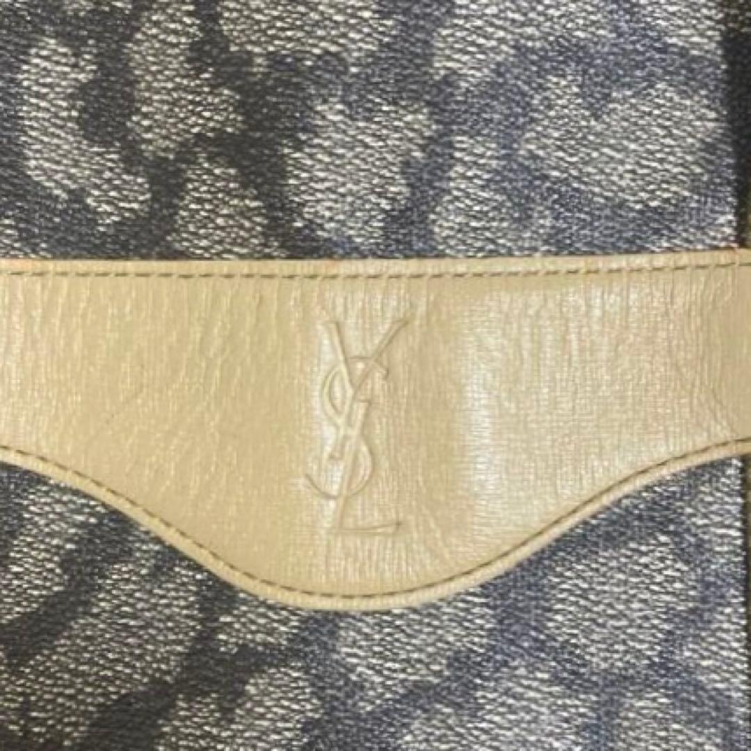 YSL イヴサンローラン ボストンバッグ　 ジラフ柄