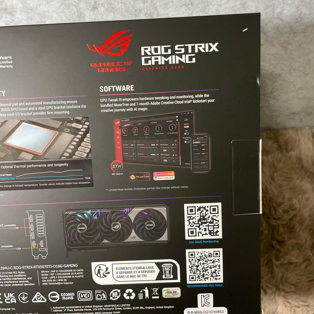 か*ん様 新品　ASUS ROG Strix GeForce RTX 5070