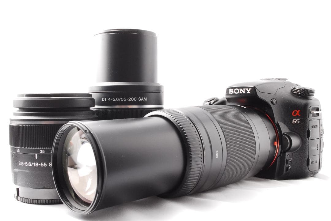 即購入で¥1000OFF❤️SONY α65 ✨トリプルレンズセット 超高画質