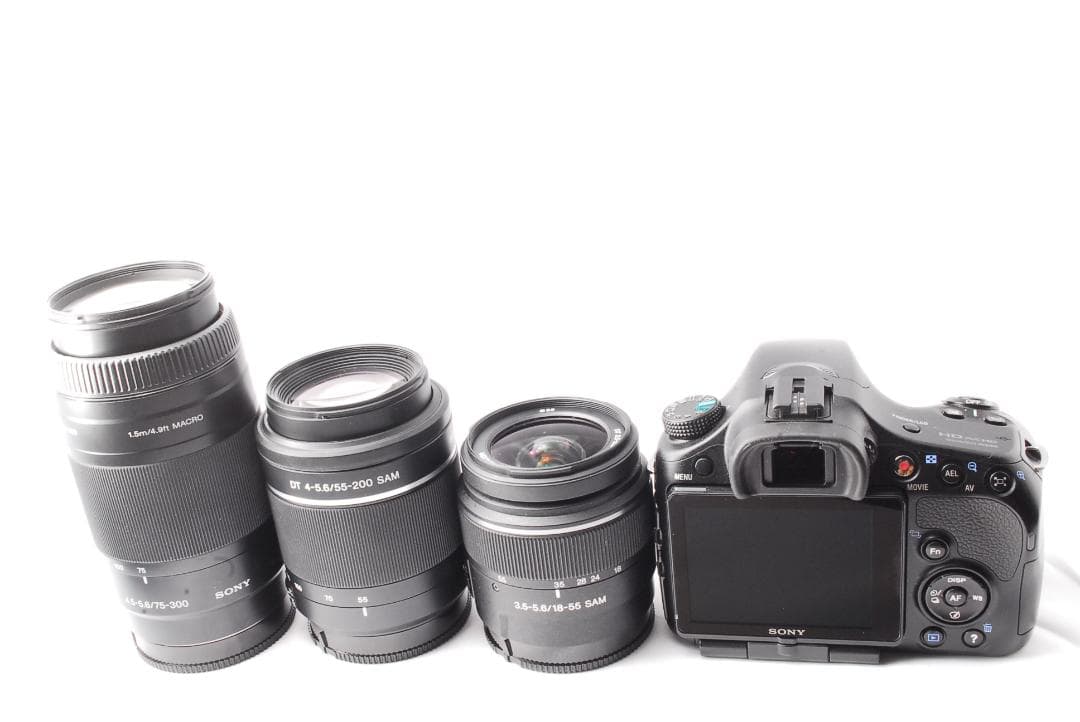 即購入で¥1000OFF❤️SONY α65 ✨トリプルレンズセット 超高画質