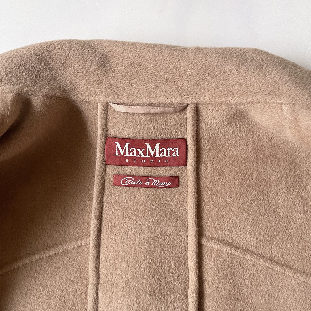 極美品✨マックスマーラ ロングコート クチートアマーノ アンゴラ 着丈111cm