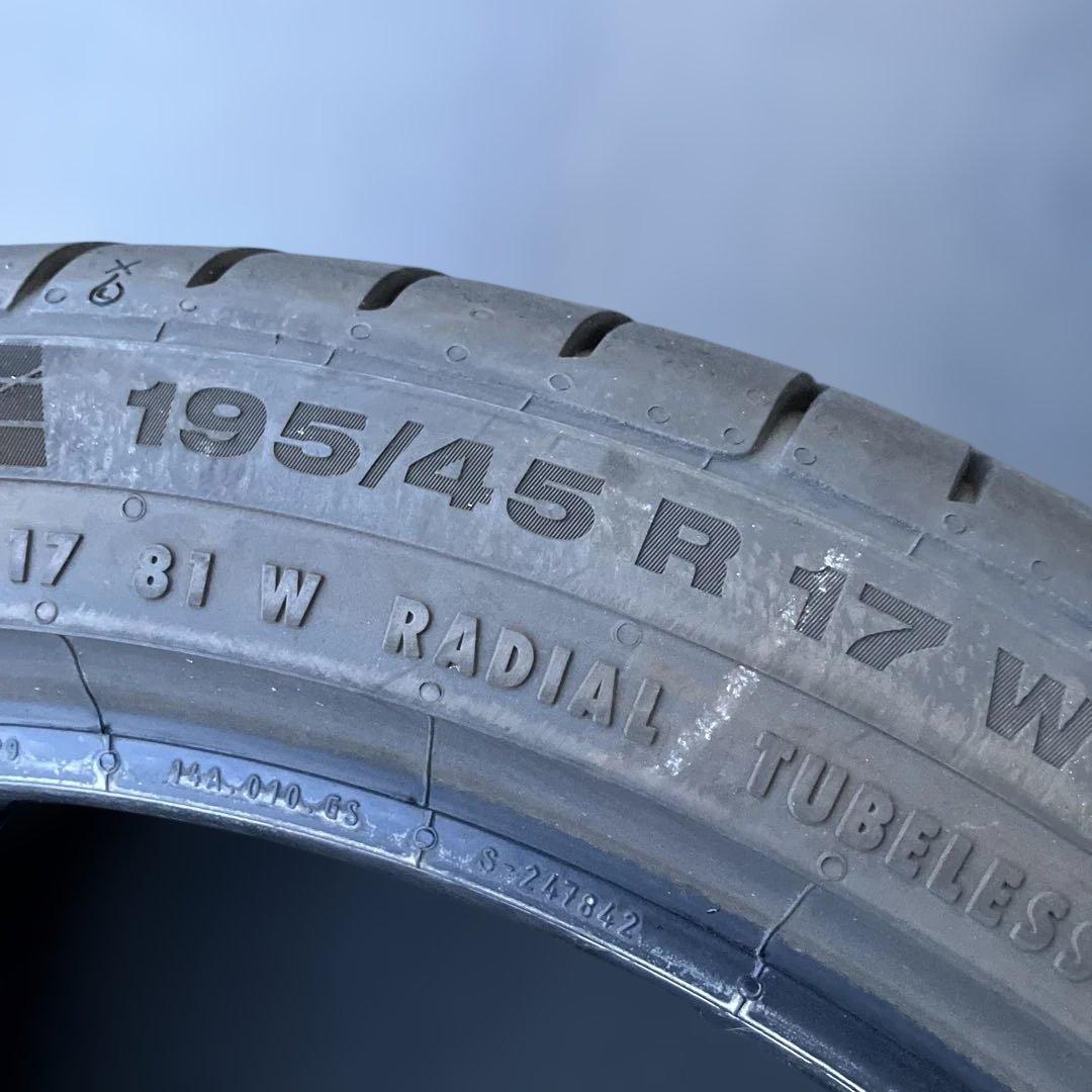 コンチネンタル 195/45R17 24年製 2本セット
