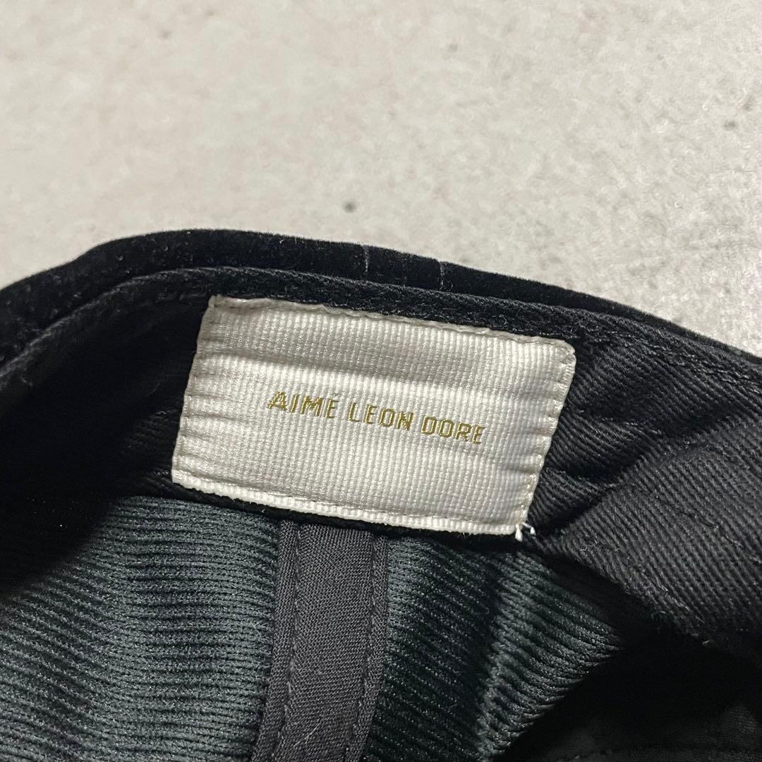 帽子 aime leon dore stacked logo velour cap
