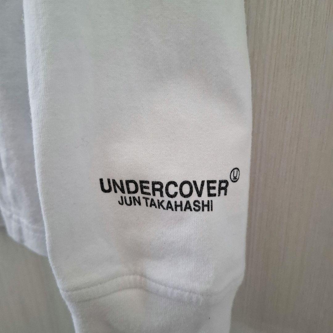 【希少】UNDERCOVER 長袖 Tシャツ ホワイト　Ｌサイズ