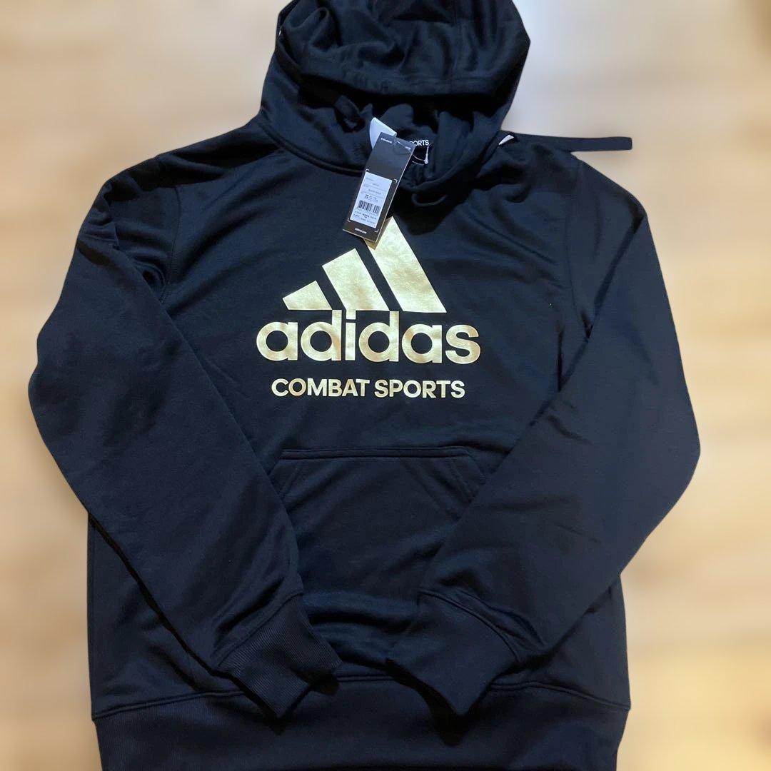 専用　値下げ！アディダス　ジャージ　セットアップ　M-L ブラック×ゴールド