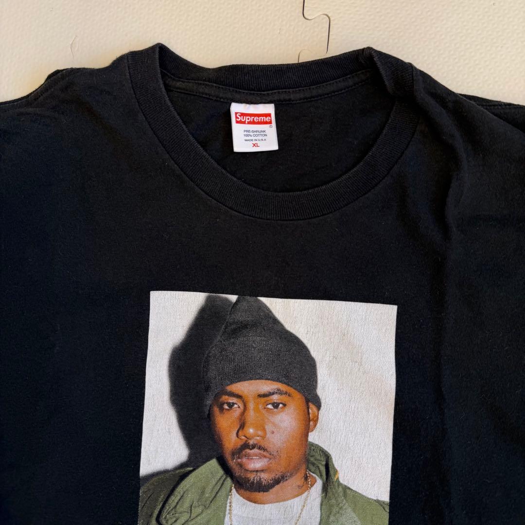 supreme Nas Tee ブラック　XL 美品
