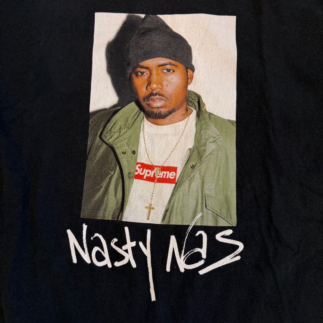 supreme Nas Tee ブラック　XL 美品