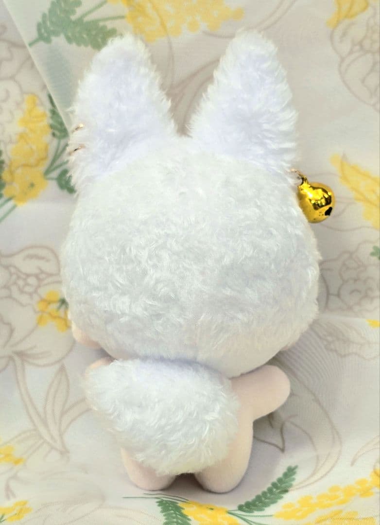 自作 無属性 ぬいぐるみ 白狐くん 10cm