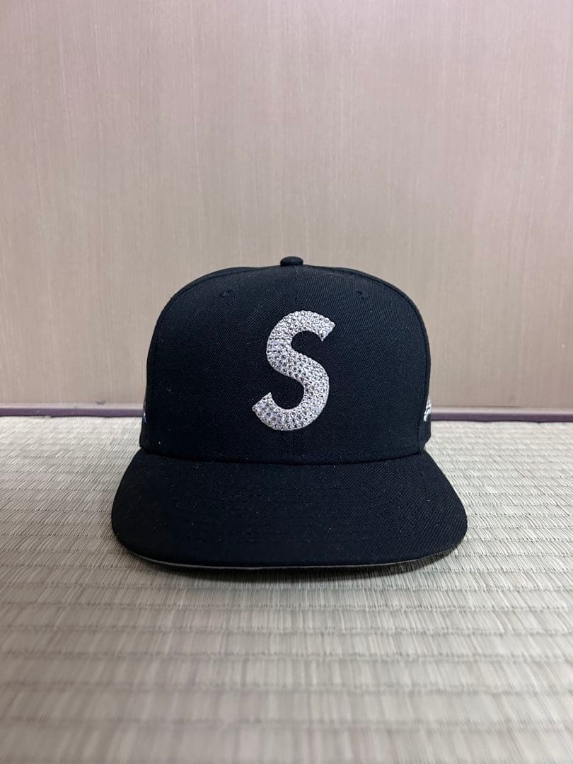 帽子 Supreme x Swarovski S Logo \"Black\"