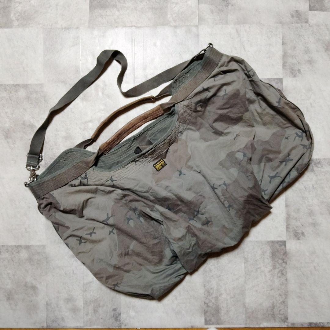 00s archive ギミック G-Star Raw 迷彩柄 2wayバッグ