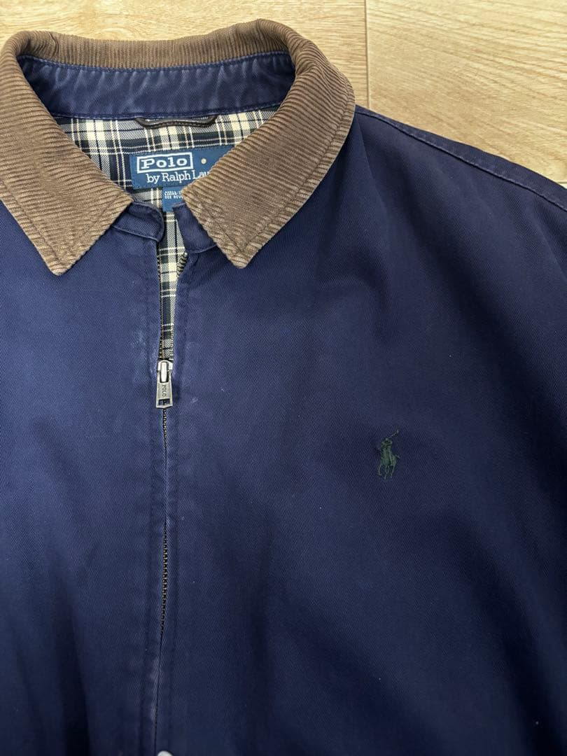 90s'Polo by Ralph Lauren ネイビースウィングトップ