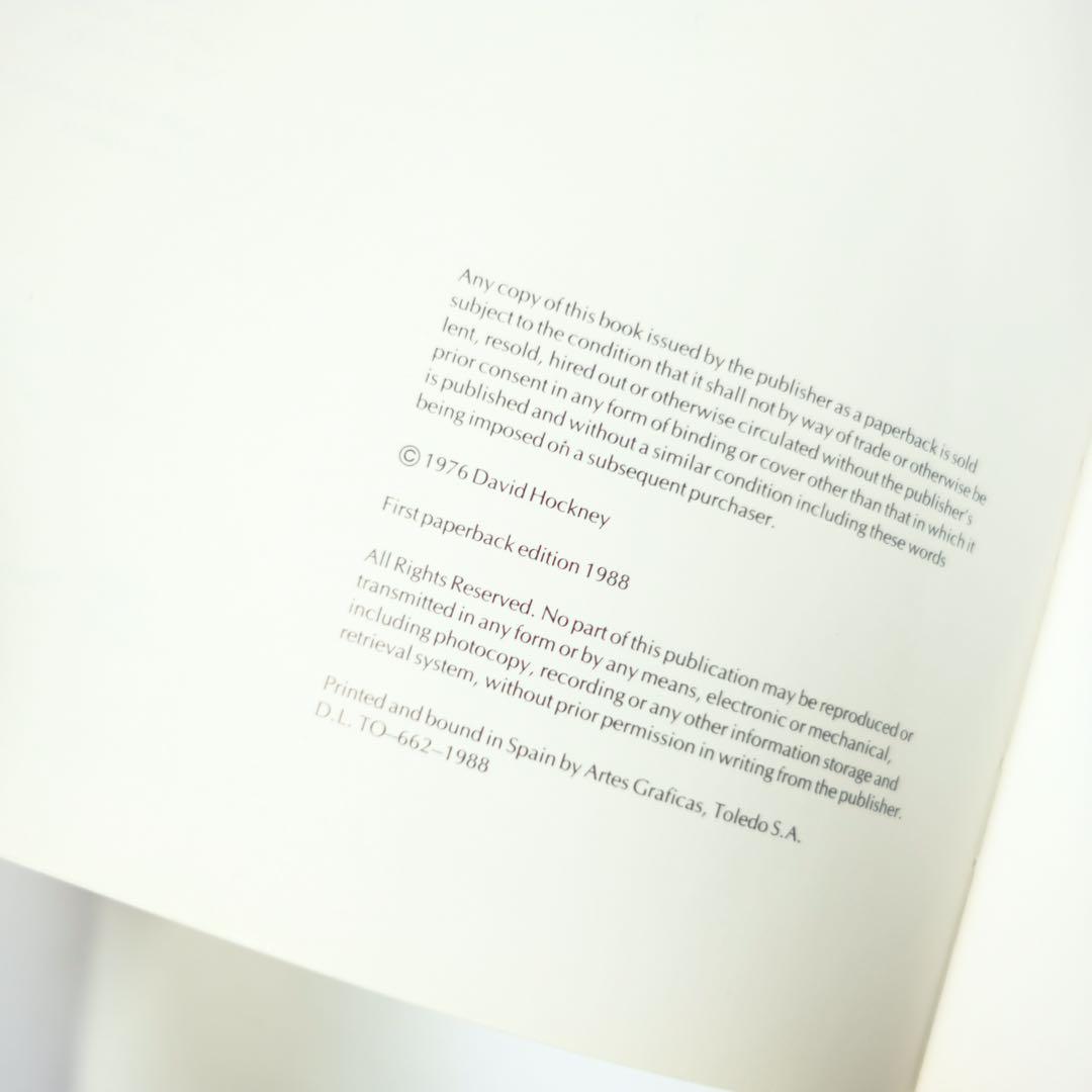 DAVD HOCKNEY by DAVD HOCKNEY 洋書　画集　初版