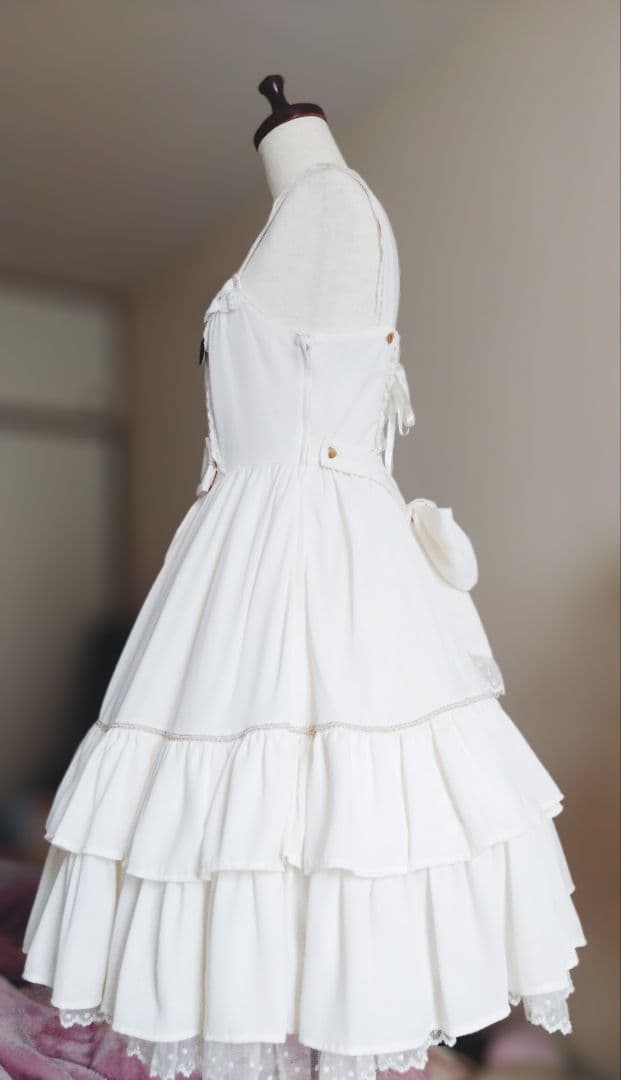 き*す様 angelicpretty ジャンパースカート 白 アンジェリックプリ