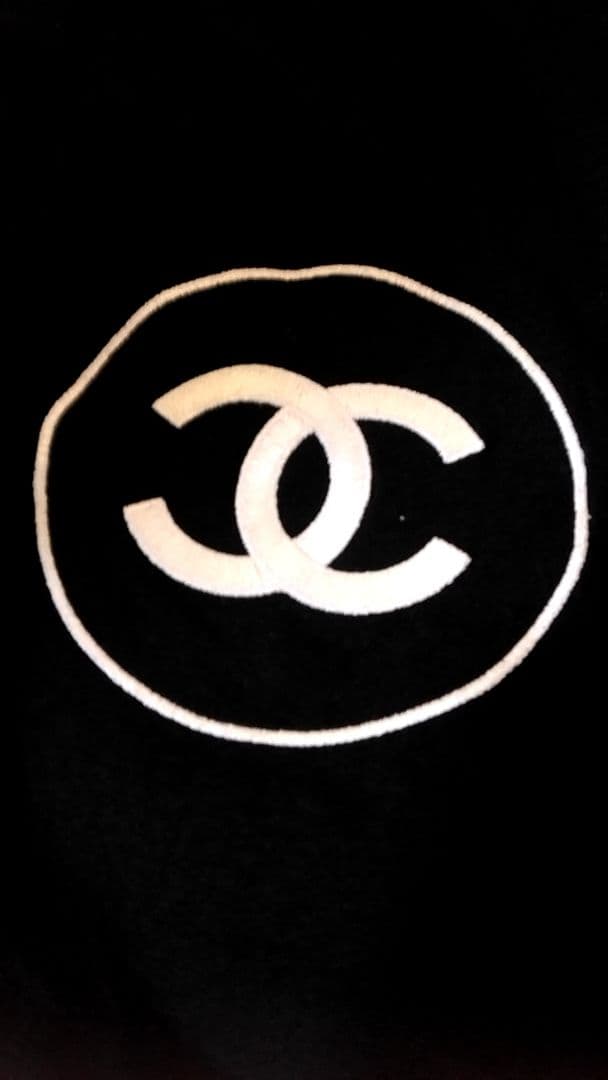 CHANEL ブラック ストール・ショール