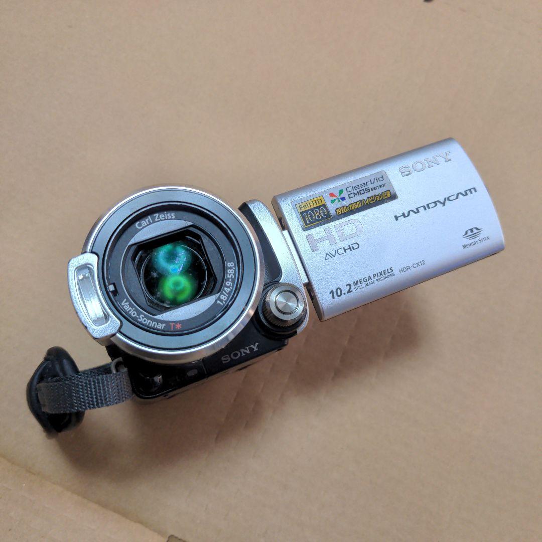SONY HDR-CX12 ビデオカメラ 本体と付属品