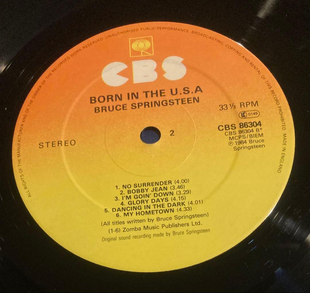 ◾️最高音質UKオリジナル初回プレス盤■BRUCE SPRINGSTEEN / ブ