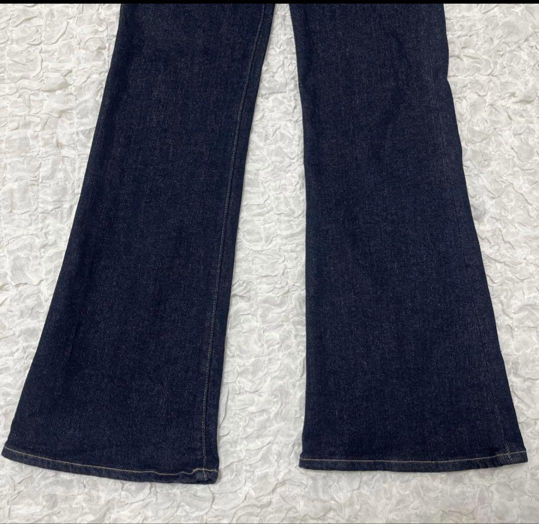 SNIDEL STYLEUPPANTS ハイウエストフレアデニム