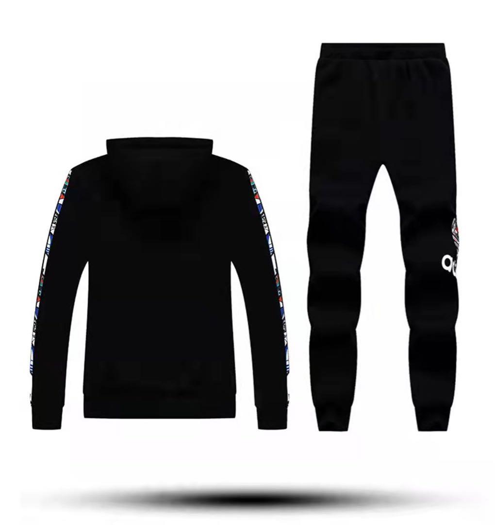 アディダスオリジナルス セットアップ　ジップパーカー上下セット　黒3xl
