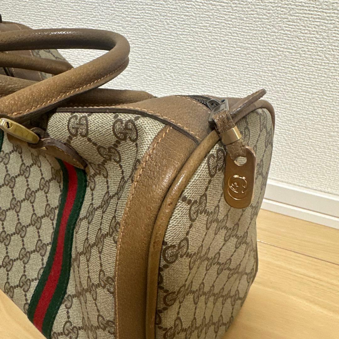 【美品】オールドGucciボストンバッグ