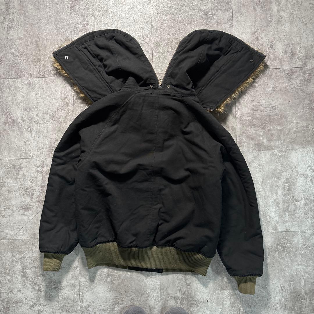 00s avirex n2-b flight jacket Black 短丈　黒